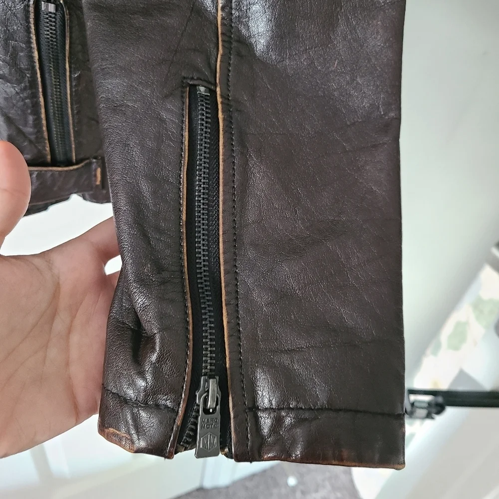 Andrew Marc Leather Moto Jacket
